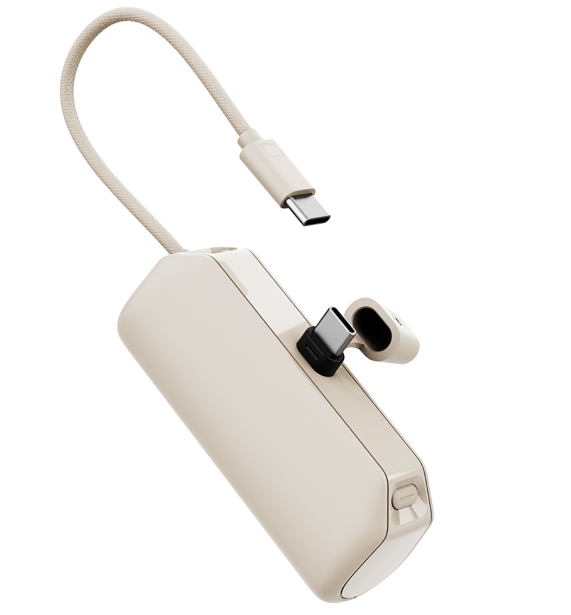 PD3.0 Fast Charging 5000mAh Mini Ultra Compact Portable Phone Charger Battery Pack with Type-c Plug
