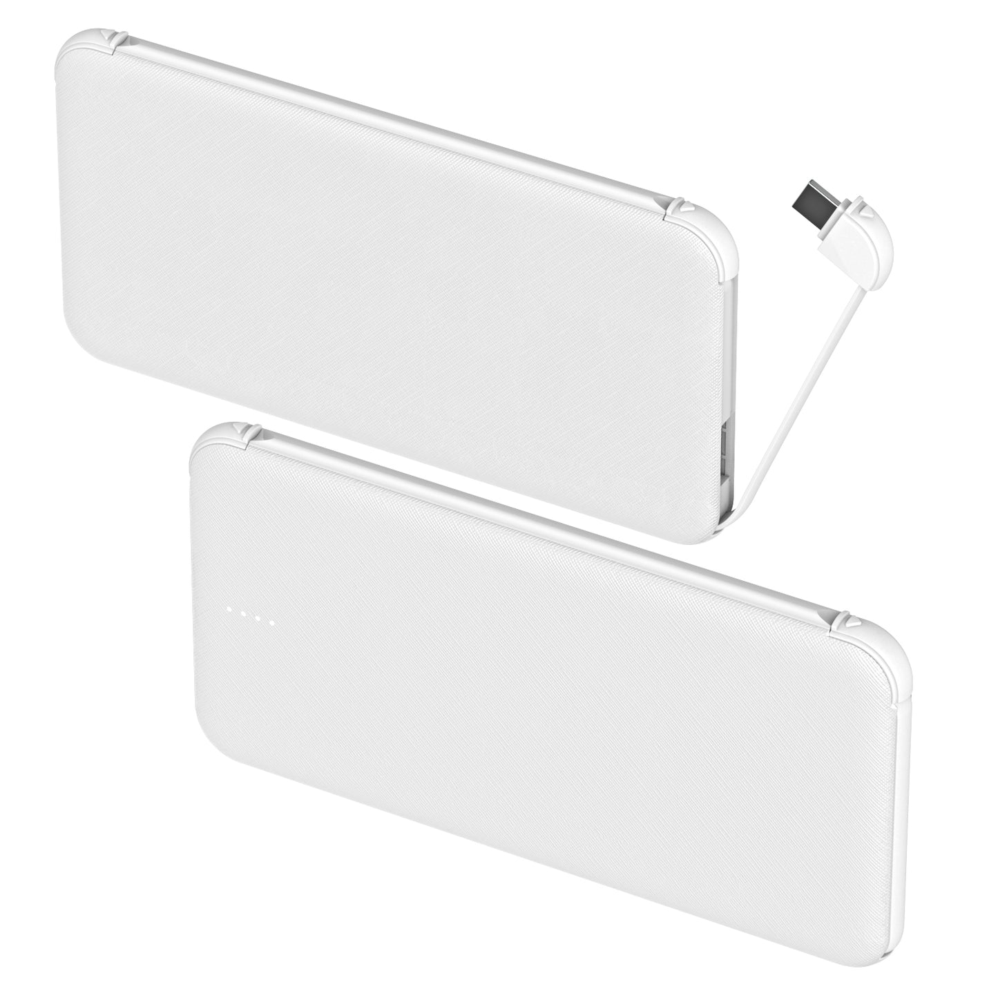 Portable Charger 20watts Power Bank 5000mAh Built-in Cables with LED Display