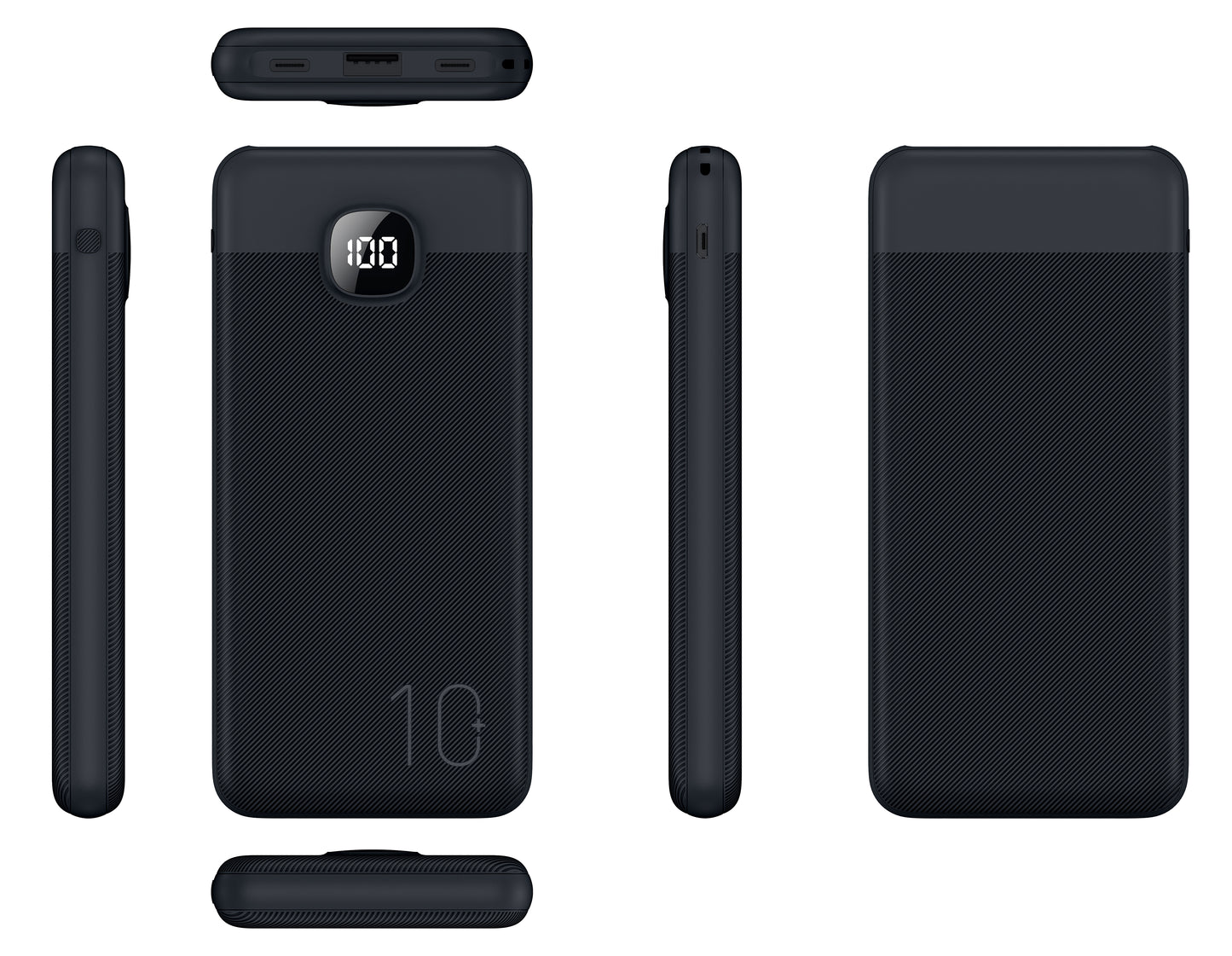 Fast Charging 22.5Watts PD3.0 Classic Design LED Display 10000mAh