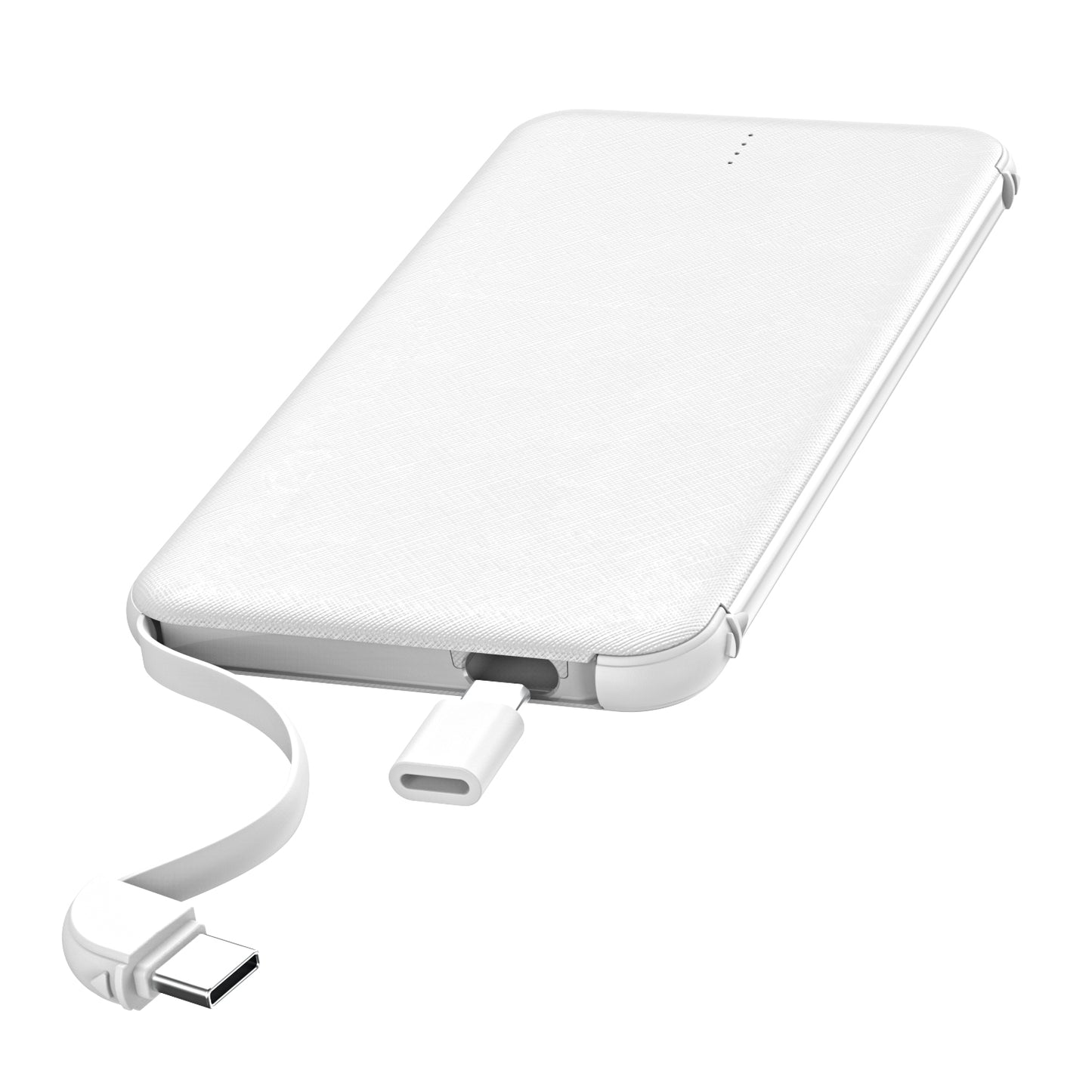 Portable Charger 20watts Power Bank 5000mAh Built-in Cables with LED Display