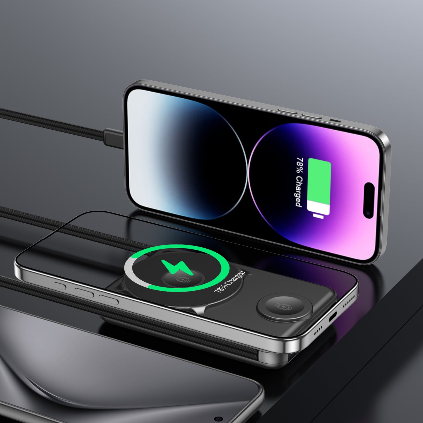 Magnetic 10000Mah Apple/Samsung watch power bank