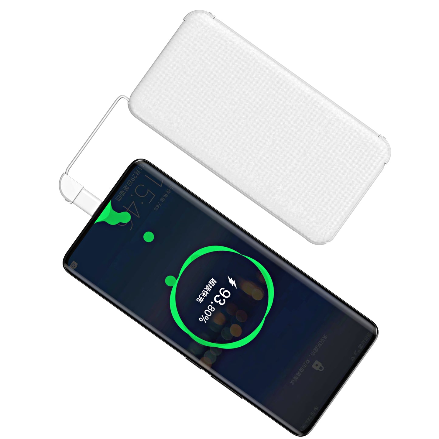 Portable Charger 20watts Power Bank 5000mAh Built-in Cables with LED Display