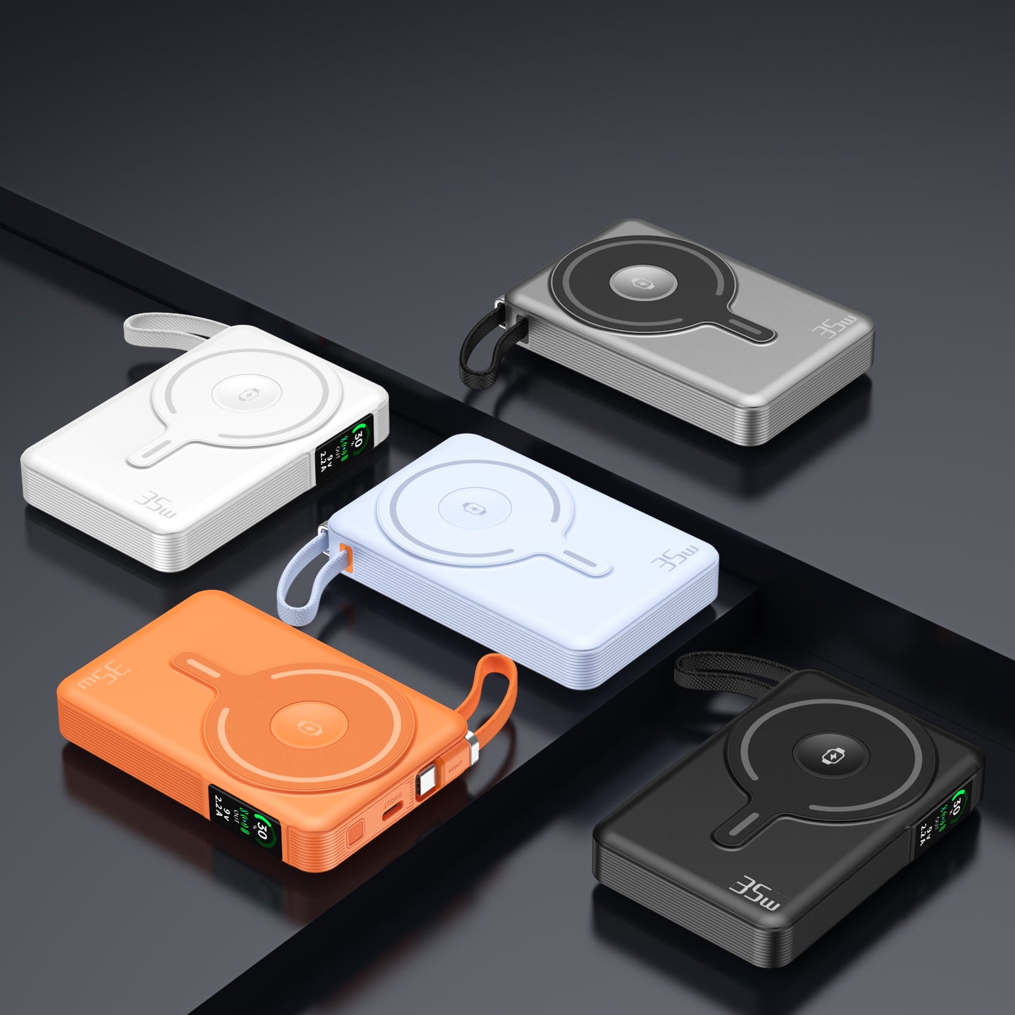 Magnetic TFT Screen 10000Mah fast charging power bank