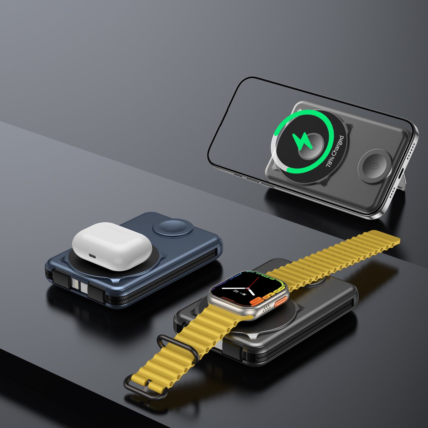 Magnetic 10000Mah Apple/Samsung watch power bank