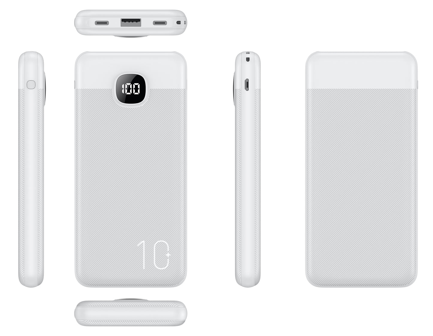 Fast Charging 22.5Watts PD3.0 Classic Design LED Display 10000mAh