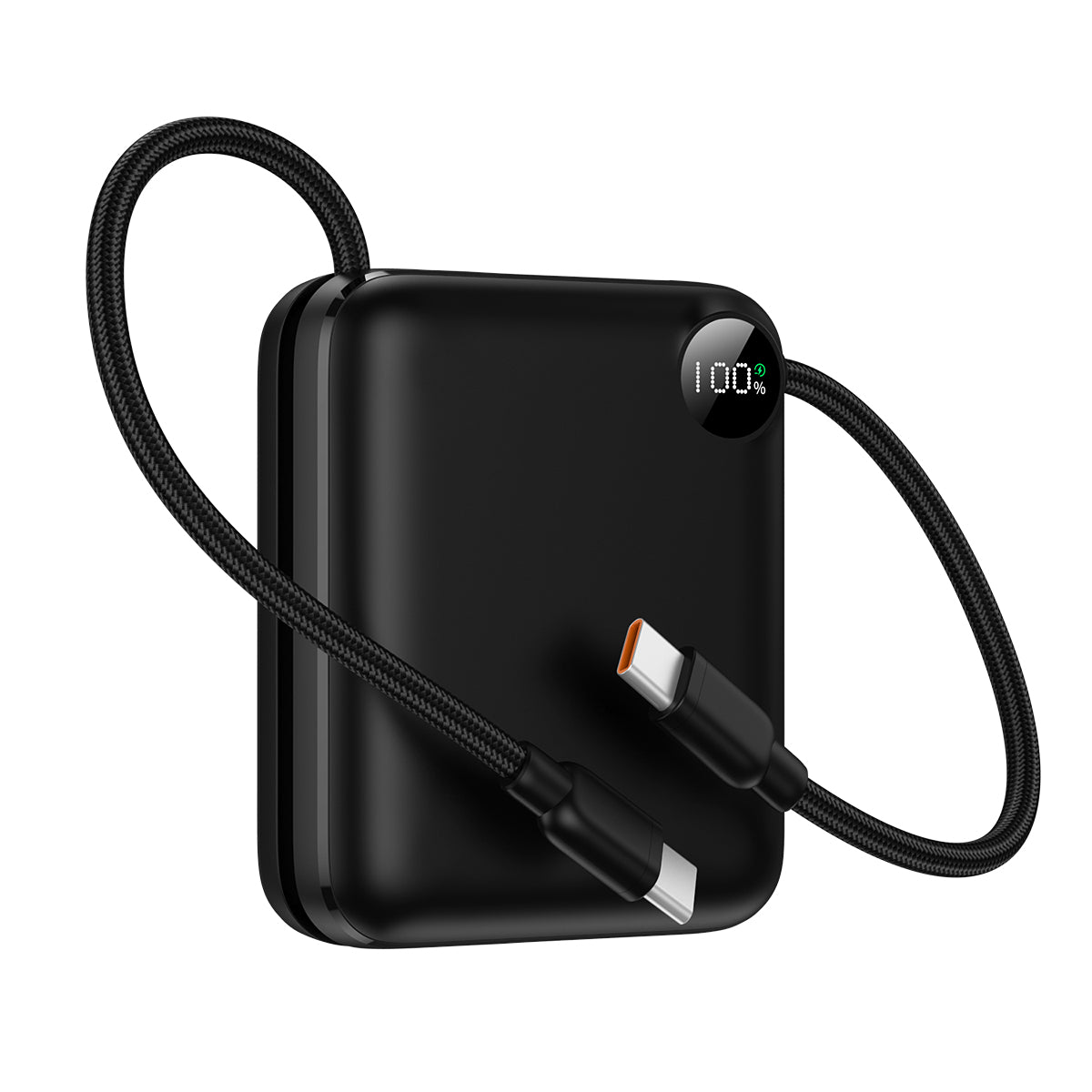 10000mAh built-in dual cables fast charging power bank