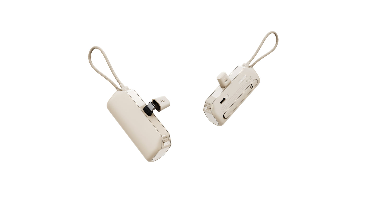 PD3.0 Fast Charging 5000mAh Mini Ultra Compact Portable Phone Charger Battery Pack with Type-c Plug