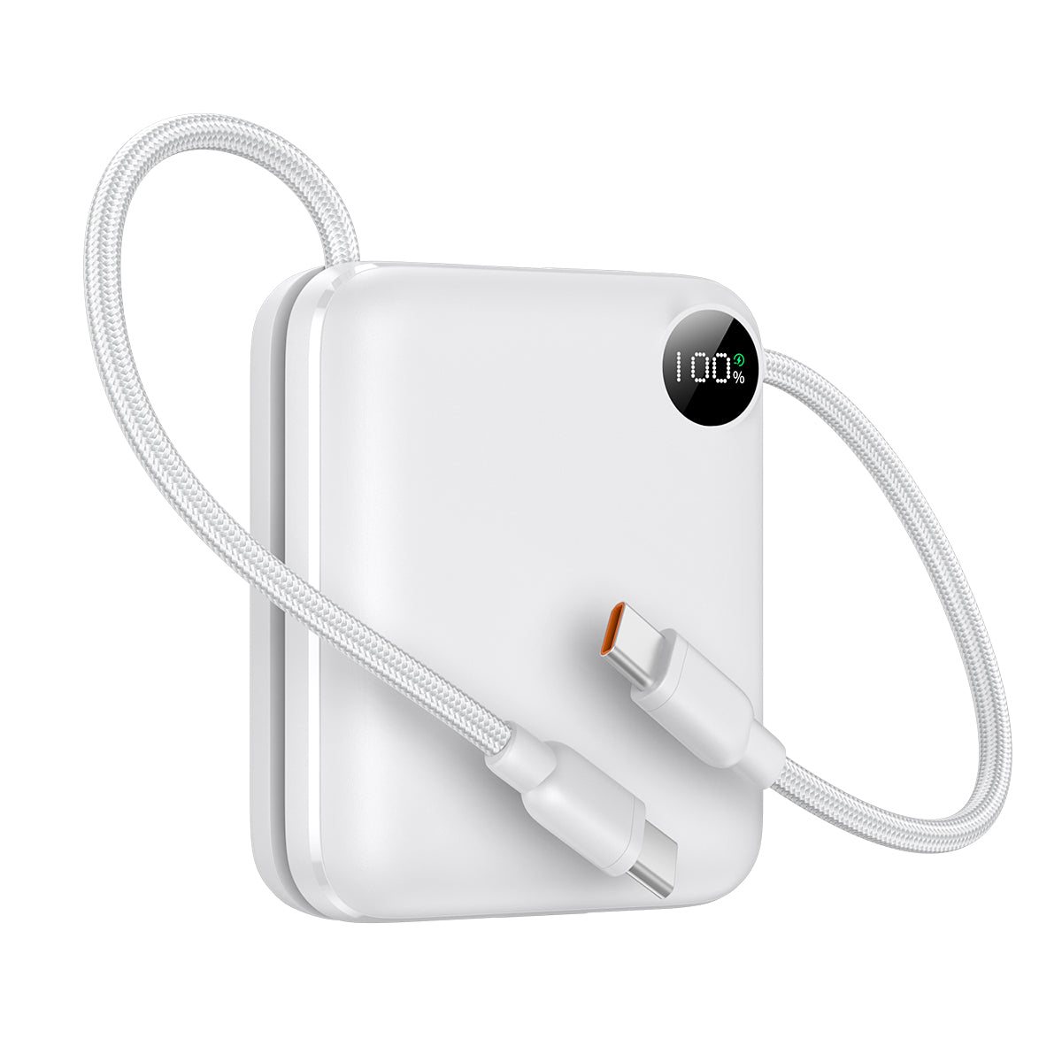 10000mAh built-in dual cables fast charging power bank