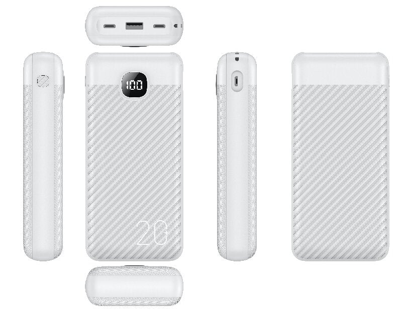 Big Capacity 20000mAh Classic Design PD3.0 Fast Charging Power Battery Power Bank