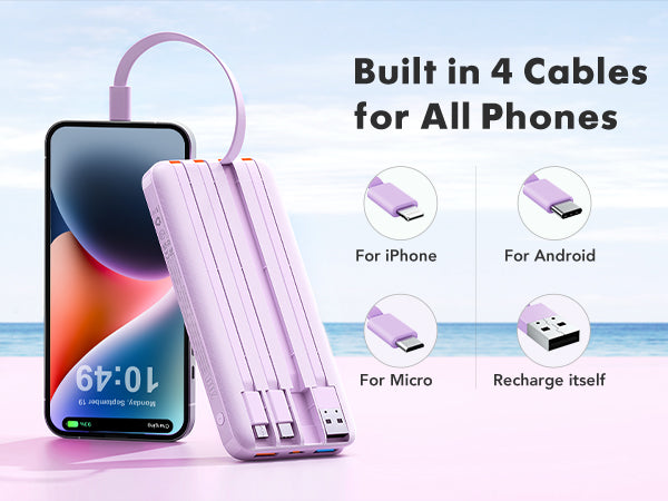 20000mAh 22.5W Fast Charging Power Bank USB C PD Portable Phone Charger