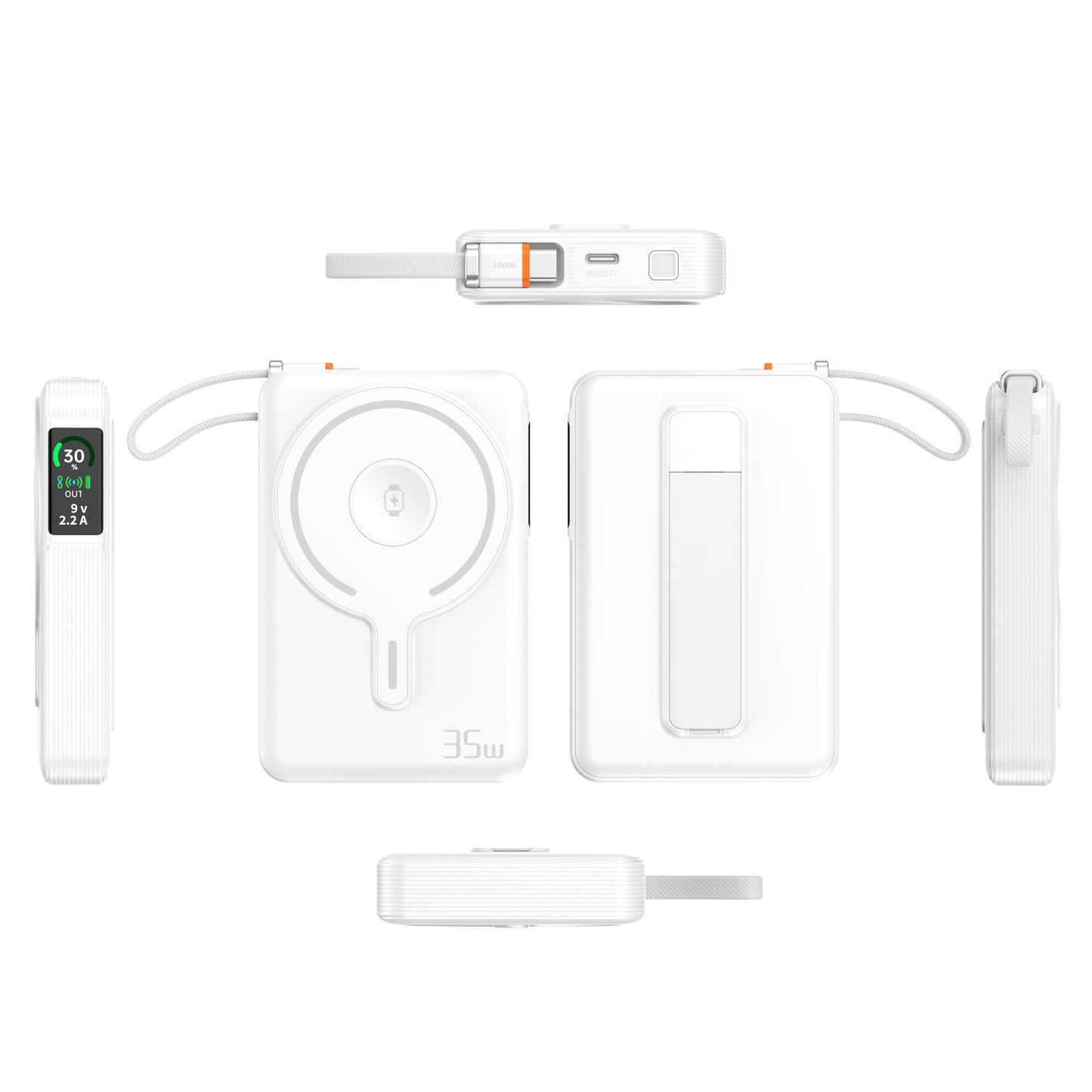 Magnetic TFT Screen 10000Mah fast charging power bank