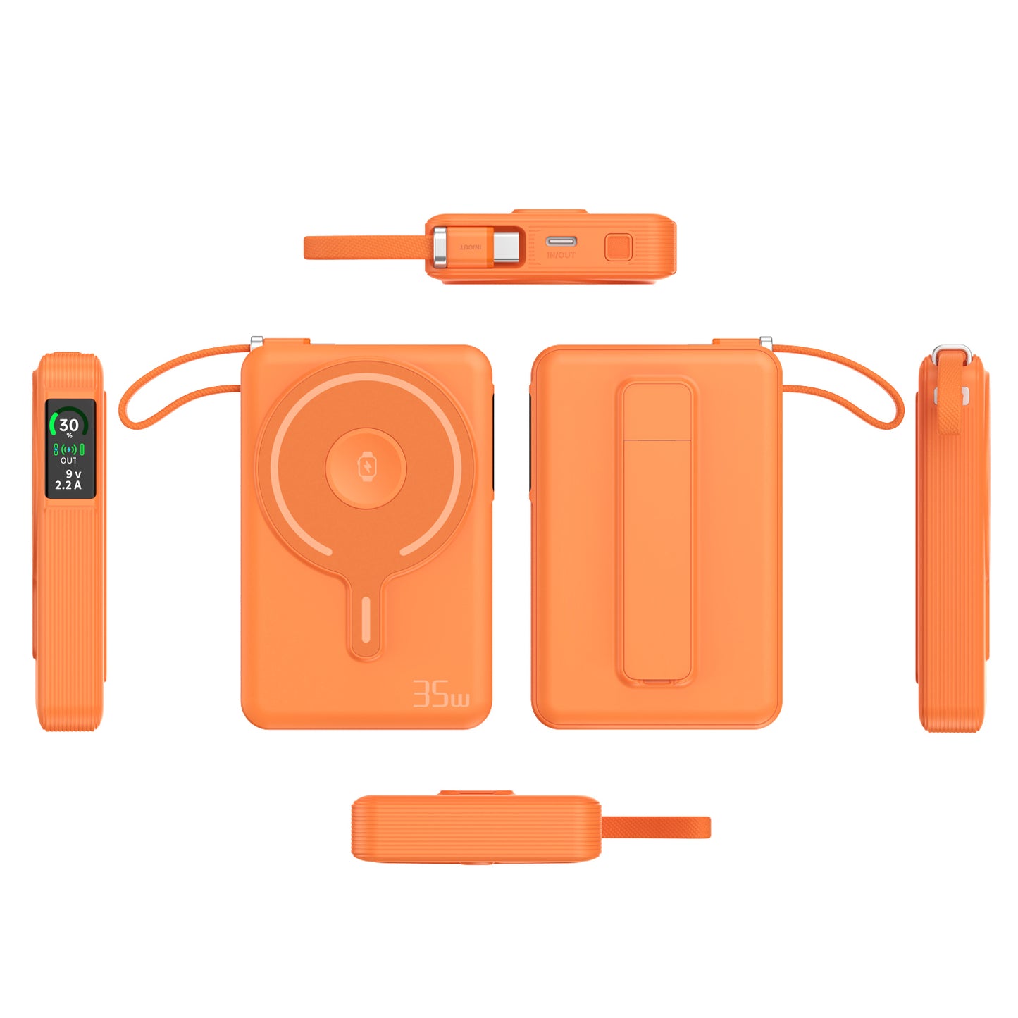 Magnetic TFT Screen 10000Mah fast charging power bank