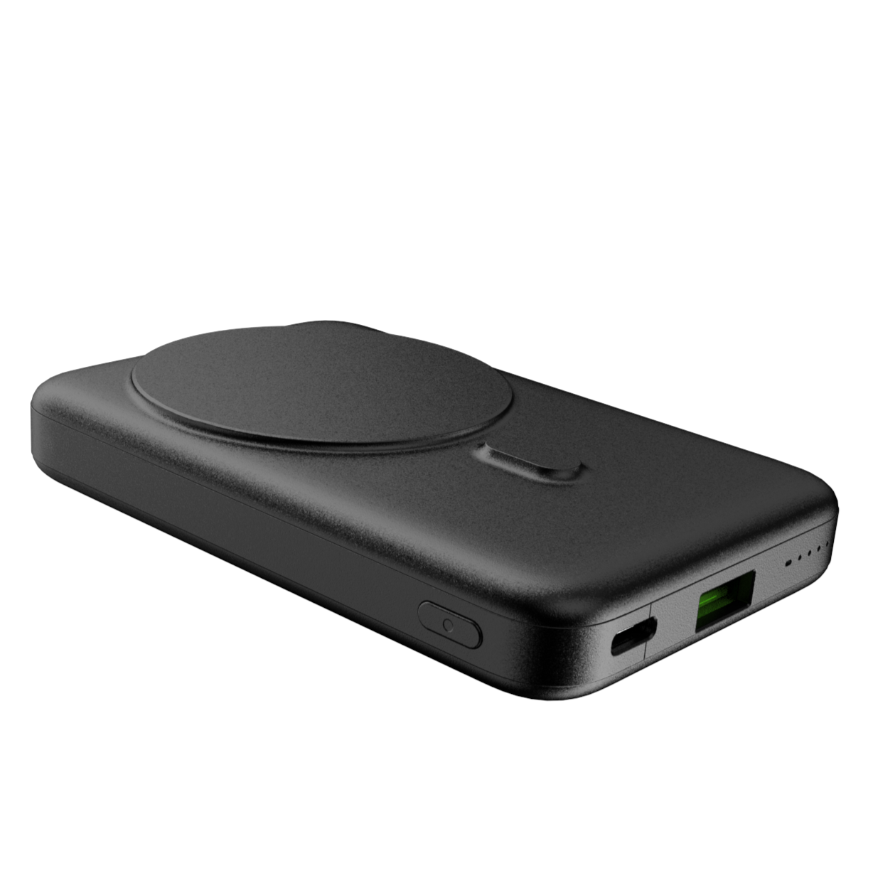 10000mAh magsafe power bank PD3.0 unique leather magnetic phone stand