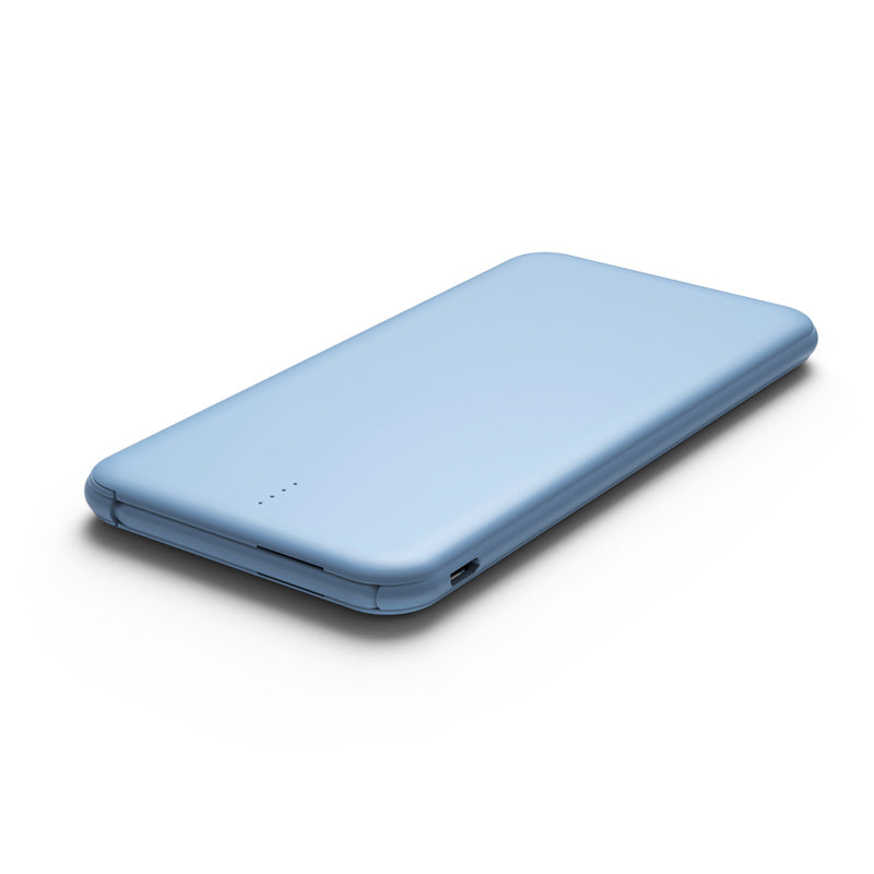 Power bank 5000mah with dual cables type-c adaptor power bank 5000mah