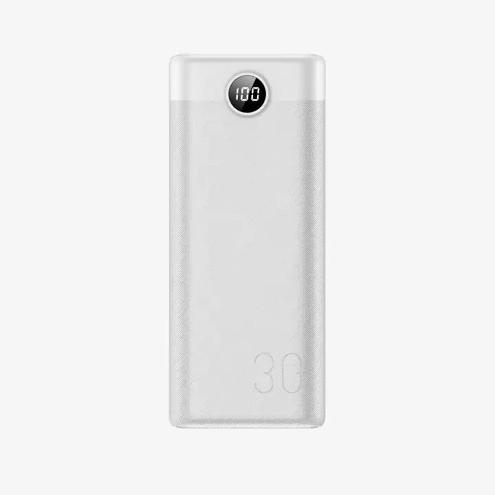30000mah power bank fast charger Powerbank Dual USB Port And Type C Input Output Charging Powerbank