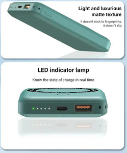Wireless Magnetic Power Banks Mini Fast Charge Power Station 10000mah
