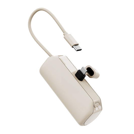Portable Charger 5000mAh Power Bank Ultra Slim External Phone Battery Pack with Lightning Plug
