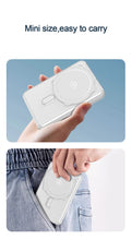 Load image into Gallery viewer, Magsafe wireless charging power bank 10000mAh fast charging 20W built-in dual cables