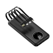 Load image into Gallery viewer, PD 3.0 Fast Charging 20Watts Power Banik Built-in Four Kinds Cables Design LED Display