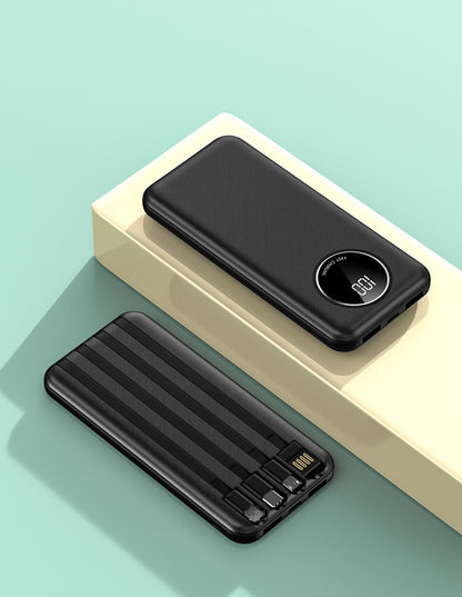 Hot Sale Built In Cable Portable Charger Fast Charging 10000Mah Power Bank