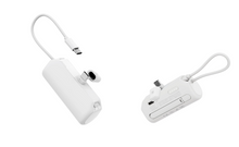 Load image into Gallery viewer, MINI power bank with type-c plug built-in type-c cable 5000mAh