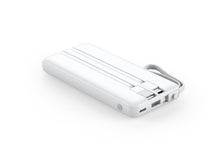 Load image into Gallery viewer, Quick Charging PD 3.0 Built-in Lightning&amp;Type-c&amp;USB Cables 22.5Watts Power Bank 10000mAh Power Supply