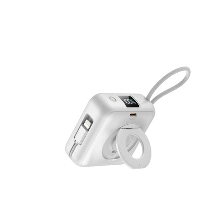 Built-in Type-C and Lightning Cable 10000mAh power bank