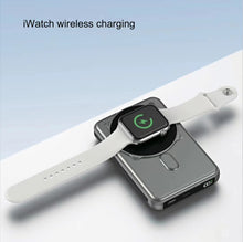 Load image into Gallery viewer, Magsafe wireless charging power bank, charge iWatch, 10000mAh capacity 20Watts fast charging