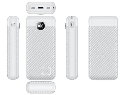Big Capacity 20000mAh Classic Design PD3.0 Fast Charging Power Battery Power Bank