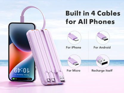 20000mAh 22.5W Fast Charging Power Bank USB C PD Portable Phone Charger