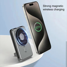 Load image into Gallery viewer, Magsafe wireless charging power bank, charge iWatch, 10000mAh capacity 20Watts fast charging