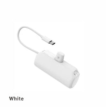 Load image into Gallery viewer, PD3.0 Fast Charging 5000mAh Mini Ultra Compact Portable Phone Charger Battery Pack with Type-c Plug