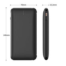 Load image into Gallery viewer, Built-in dual cables Fast Charging 20watts Power Bank 10000mah Mobile Battery Phone Charger Powerbank High Capacity 10000 mah Power Banks